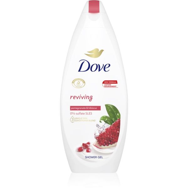 Dove Dove Reviving Pomegranate & Hibiscus hranilni gel za prhanje 250 ml