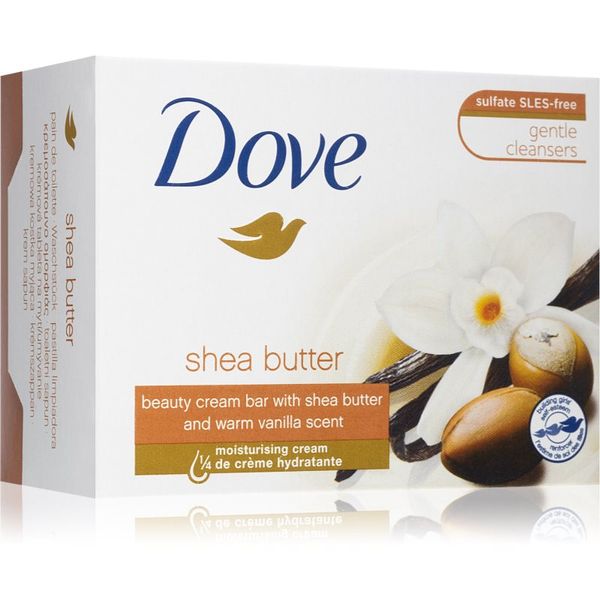 Dove Dove Shea Butter & Vanilla čistilno trdo milo 90 g