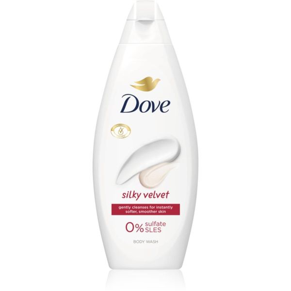 Dove Dove Silky Velvet gel za prhanje 250 ml