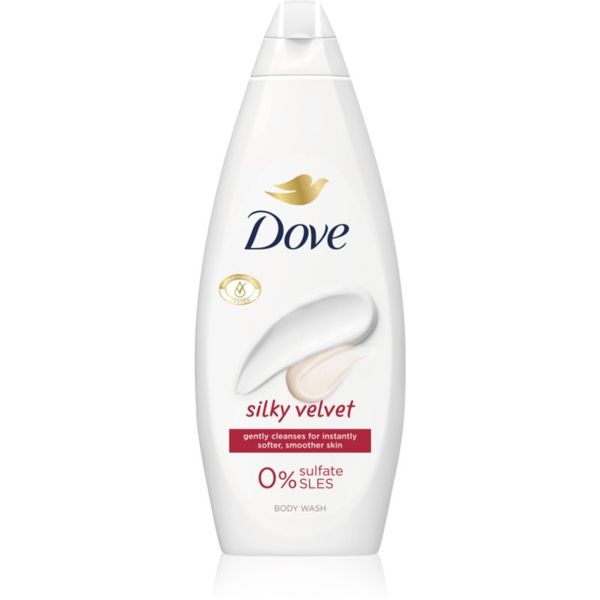 Dove Dove Silky Velvet Nourishing Care gel za prhanje maksi 720 ml