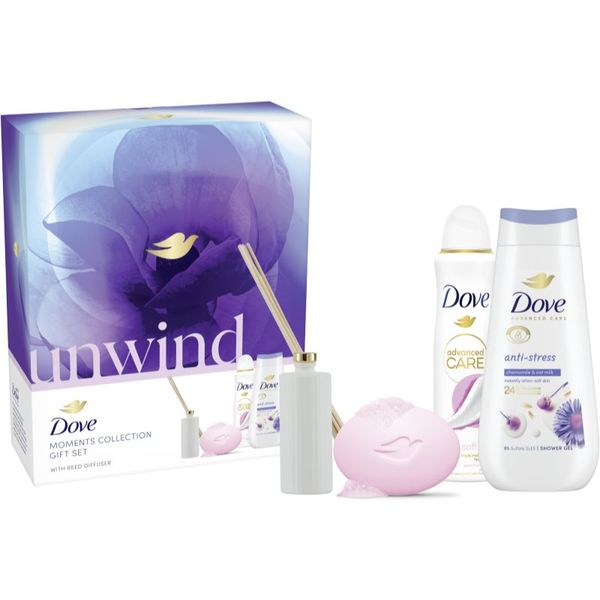 Dove Dove Unwind darilni set (+ difuzor)