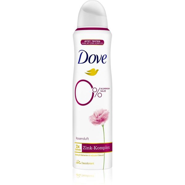 Dove Dove Zinc Complex dezodorant v pršilu Rose 150 ml