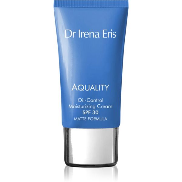 Dr Irena Eris Dr Irena Eris Aquality Oil-Control Moisturizing Cream globinsko vlažilna krema proti gubam SPF 30 50 ml