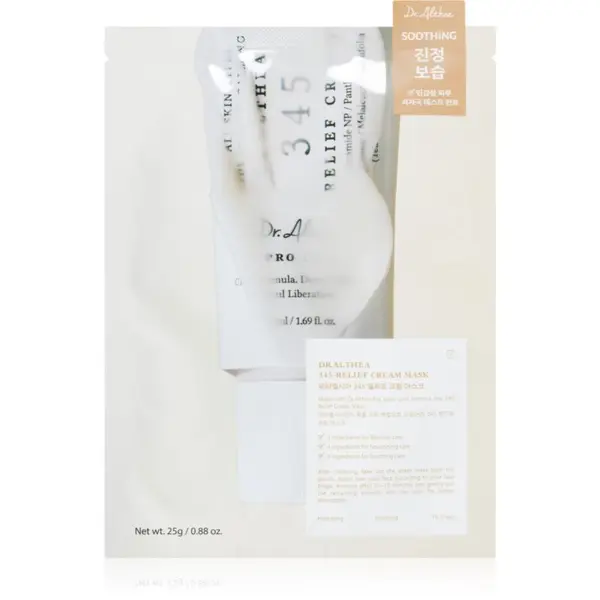 Dr. Althea Dr. Althea 345 Relief Cream Mask pomirjevalna tekstilna maska 25 g