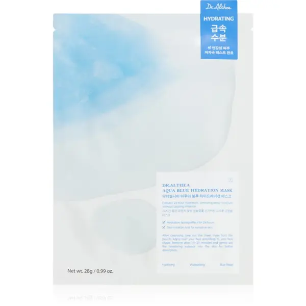 Dr. Althea Dr. Althea Aqua Blue Hydration Mask vlažilna tekstilna maska s pomirjajočim učinkom 28 g