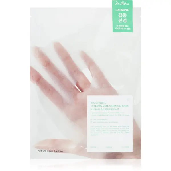 Dr. Althea Dr. Althea Cushion Veil Calming Mask pomirjevalna tekstilna maska z vlažilnim učinkom 35 g