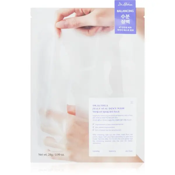 Dr. Althea Dr. Althea Jelly Seal Dewy Mask vlažilna tekstilna maska z regeneracijskim učinkom 28 g