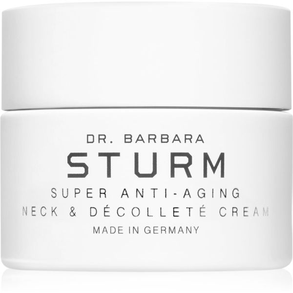 Dr. Barbara Sturm Dr. Barbara Sturm Super Anti-Aging Serum Neck and Décolleté Cream učvrstitvena krema za vrat in dekolte proti staranju kože 50 ml