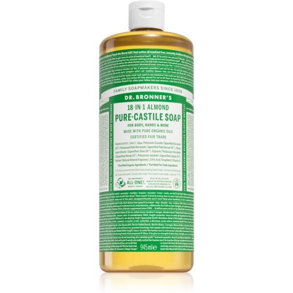 Dr. Bronner’s Dr. Bronner’s Almond tekoče univerzalno milo 945 ml