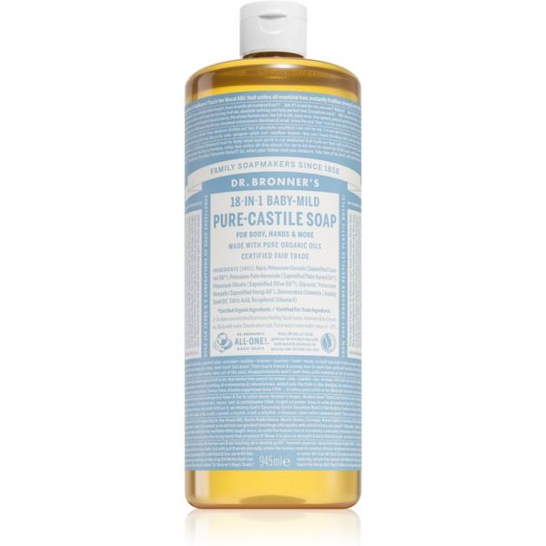 Dr. Bronner’s Dr. Bronner’s Baby-Mild tekoče univerzalno milo brez dišav 945 ml