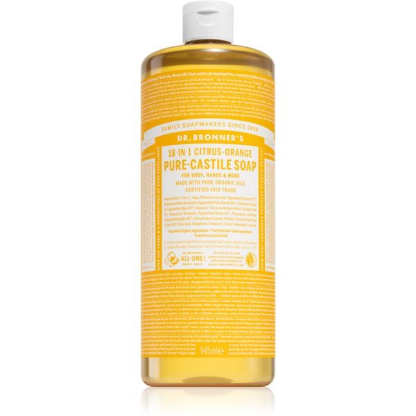 Dr. Bronner’s Dr. Bronner’s Citrus & Orange tekoče univerzalno milo 945 ml