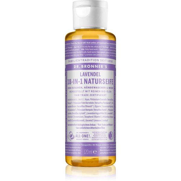 Dr. Bronner’s Dr. Bronner’s Lavender tekoče univerzalno milo 120 ml