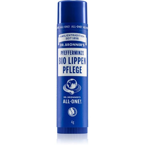 Dr. Bronner’s Dr. Bronner’s Peppermint Lip Balm balzam za ustnice 4 g