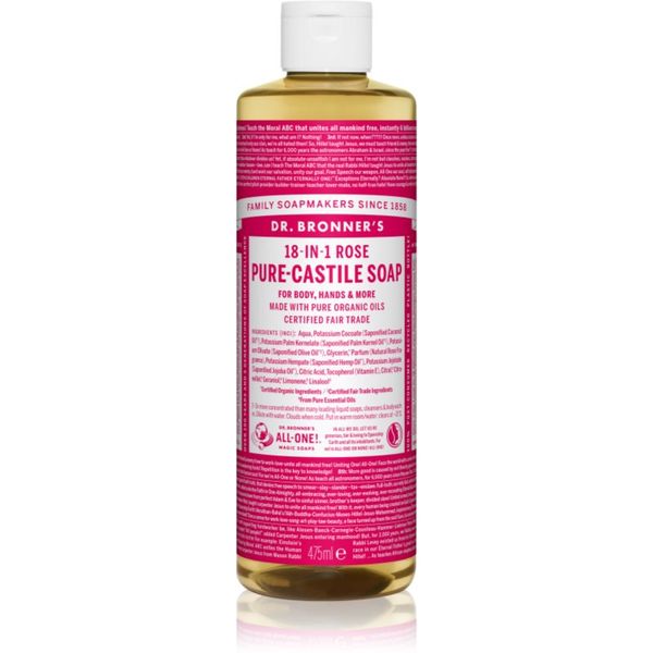 Dr. Bronner’s Dr. Bronner’s Rose tekoče univerzalno milo 475 m