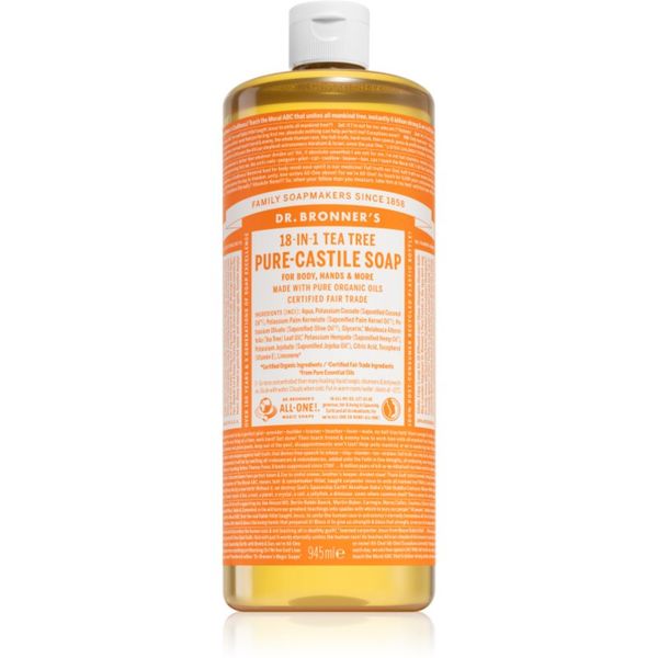 Dr. Bronner’s Dr. Bronner’s Tea Tree tekoče univerzalno milo 945 ml