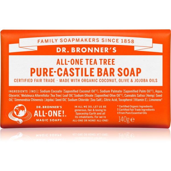 Dr. Bronner’s Dr. Bronner’s Tea Tree trdo milo 140 g
