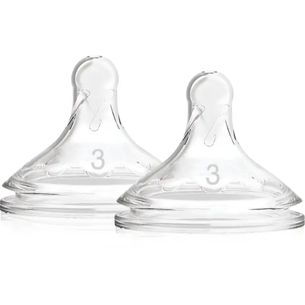 Dr. Brown's Dr. Brown's Options+ Wide-Neck Level 3 cucelj za stekleničko 6 m+ 2 kos