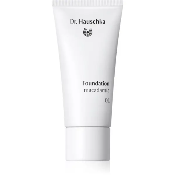 Dr. Hauschka Dr. Hauschka Make-Up Foundation lahki tekoči puder odtenek 01 macadamia 30 ml