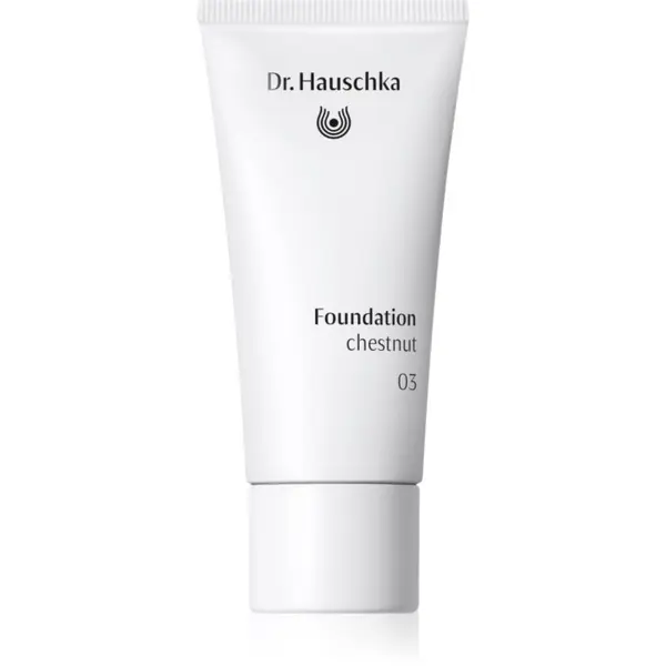 Dr. Hauschka Dr. Hauschka Make-Up Foundation lahki tekoči puder odtenek 03 chestnut 30 ml