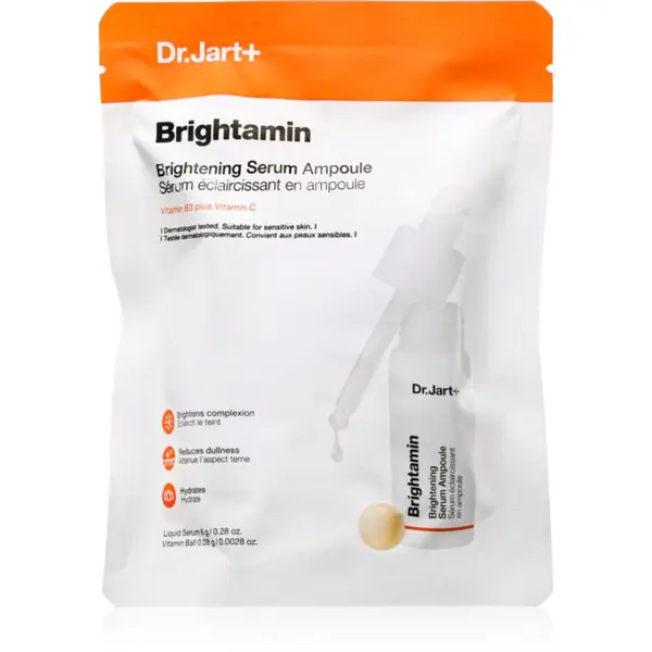 Dr. Jart+ Dr. Jart+ Brightamin Brightening Serum Ampoule aktivni serum za posvetlitev in glajenje kože z vitaminom C 8.08 g