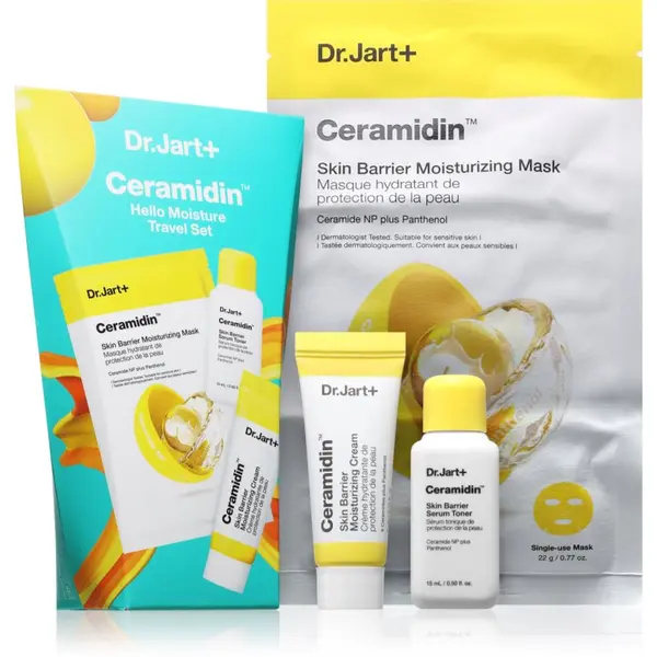 Dr. Jart+ Dr. Jart+ Ceramidin™ Hello Moisture Travel Set Potovalni set za obnovo kožne pregrade