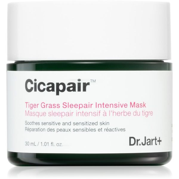 Dr. Jart+ Dr. Jart+ Cicapair™ Tiger Grass Sleepair Intensive Mask nočna gelasta maska za zmanjšanje rdečice 30 ml