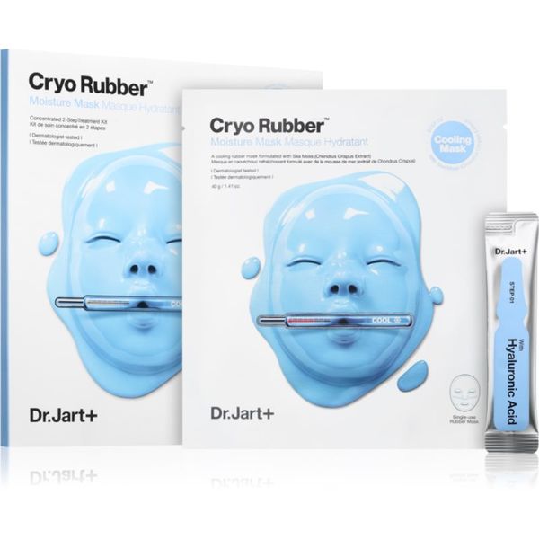 Dr. Jart+ Dr. Jart+ Cryo Rubber™ with Moisturizing Hyaluronic Acid vlažilna maska iz platna s hialuronsko kislino 1 kos