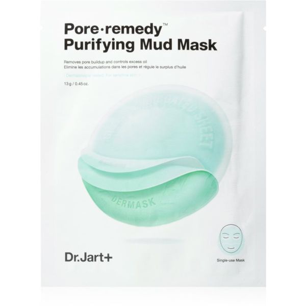 Dr. Jart+ Dr. Jart+ Pore Remedy™ Purifying Mud Mask čistilna maska iz blata proti sijaju in razširjenim poram 13 g