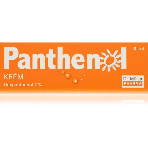 Dr. Müller Dr. Müller Panthenol cream 7% vlažilna in pomirjujoča krema po sončenju 30 ml