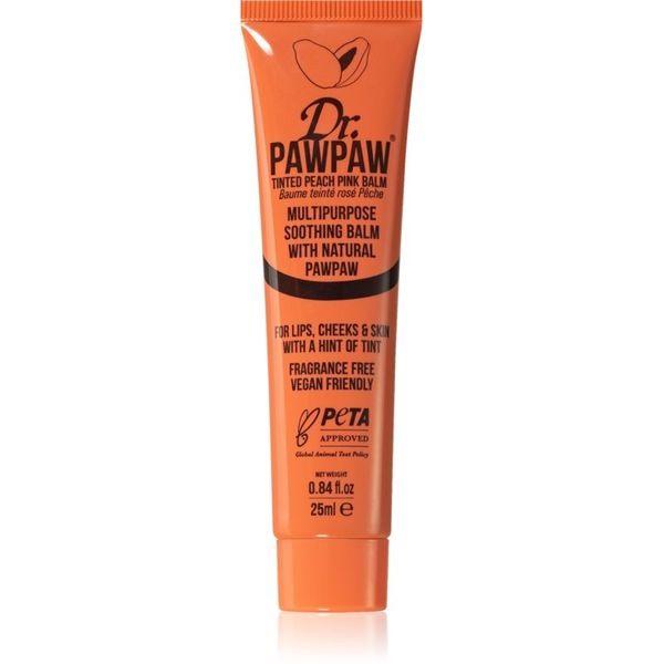 Dr. Pawpaw Dr. Pawpaw Peach Pink toniran balzam za ustnice in lica 25 ml