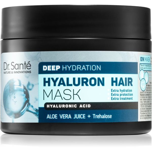 Dr. Santé Dr. Santé Hyaluron globinsko vlažilna maska za suhe lase 300 ml