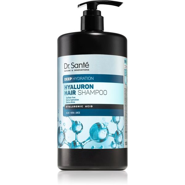 Dr. Santé Dr. Santé Hyaluron šampon za suhe lase in lase brez sijaja ki dodaja hidracijo in sijaj 1000 ml