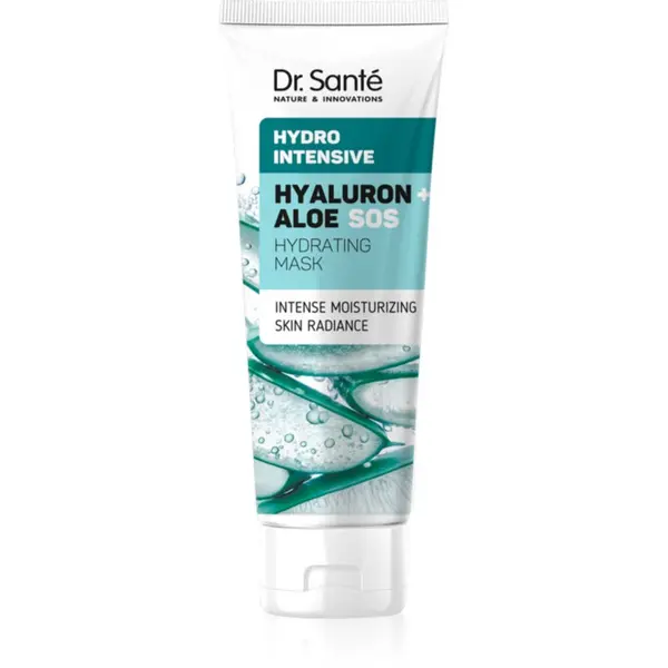 Dr. Santé Dr. Santé Hydro Intensive Hyaluron + Aloe vlažilna maska za vse tipe kože 75 ml
