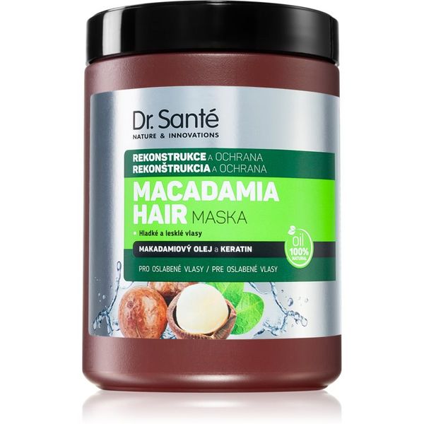 Dr. Santé Dr. Santé Macadamia kremasta maska za šibke lase 1000 ml