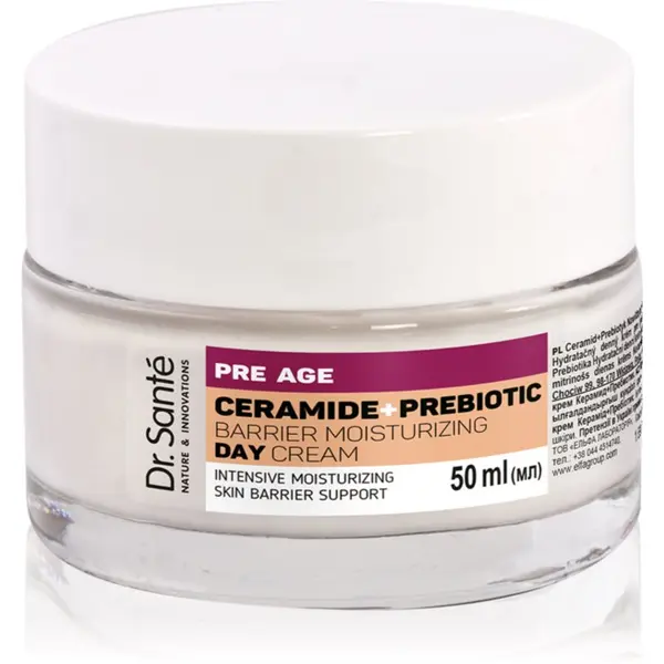 Dr. Santé Dr. Santé Pre Age Ceramide + Prebiotic vlažilna dnevna krema za zrelo kožo 50 ml