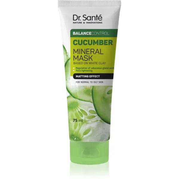Dr. Santé Dr. Santé Sebocontrol Cica + Zinc + AHA maska za obraz za mastno in mešano kožo 75 ml