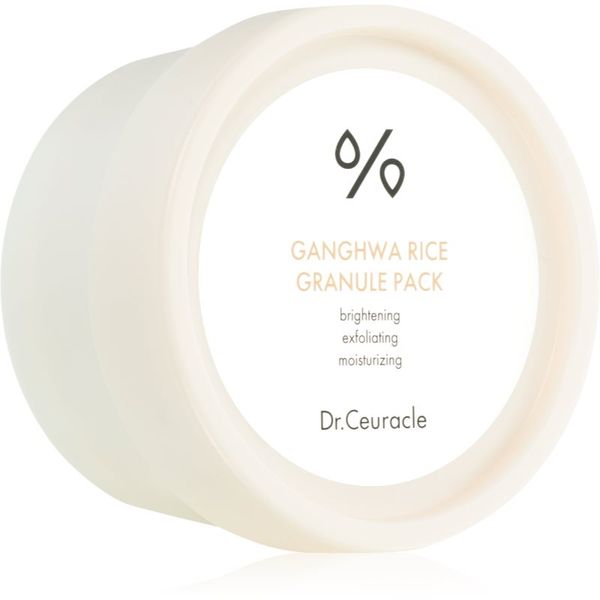 Dr.Ceuracle Dr.Ceuracle Ganghwa Rice Granule Pack posvetlitvena vlažilna maska s piling učinkom 115 g