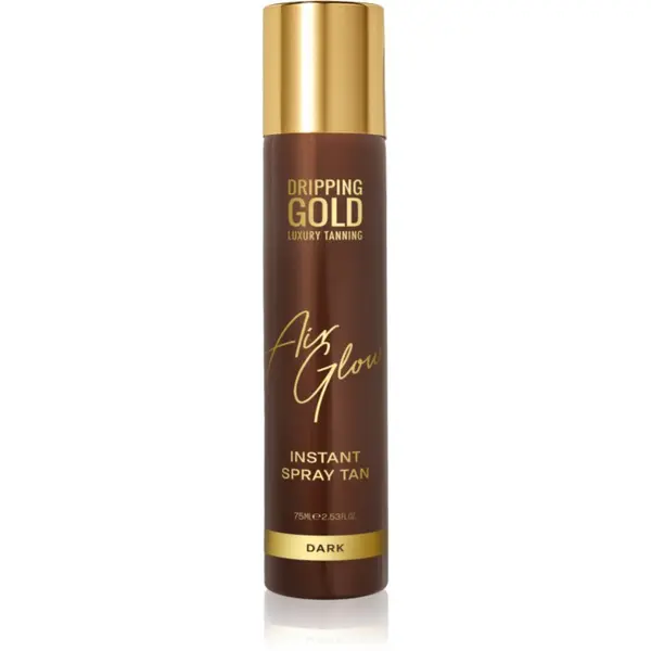 Dripping Gold Dripping Gold Air Glow Instant Spray Tan samoporjavitveno pršilo odtenek Dark 75 ml