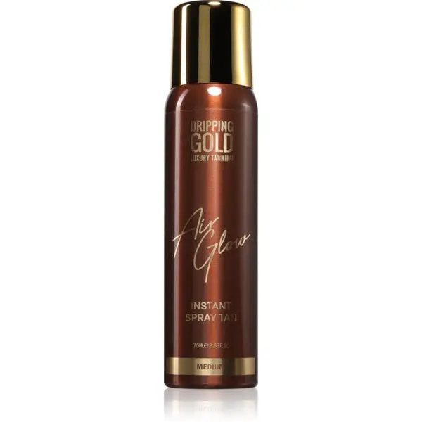 Dripping Gold Dripping Gold Air Glow Instant Spray Tan samoporjavitveno pršilo odtenek Medium 75 ml
