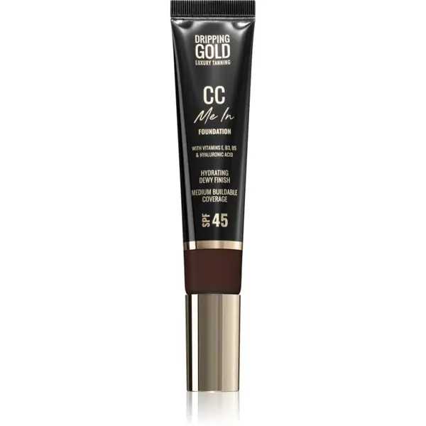 Dripping Gold Dripping Gold CC Me In lahki tekoči puder SPF 45 odtenek Rich 10 32 ml