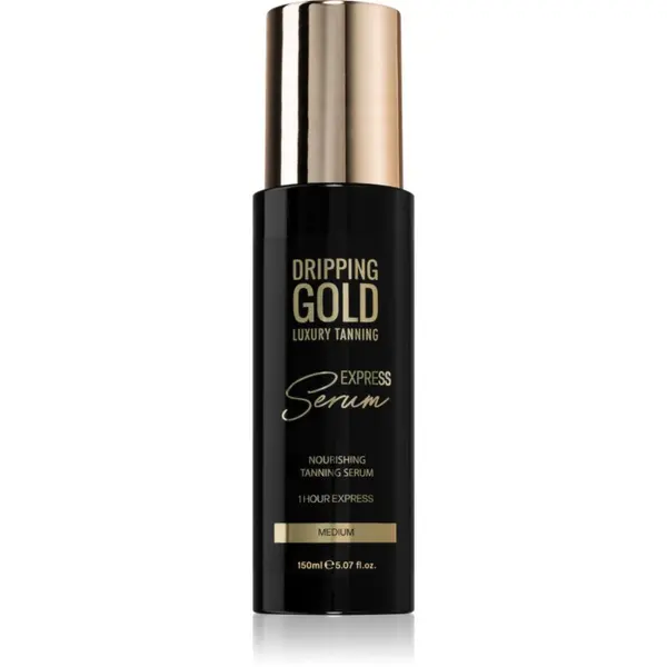 Dripping Gold Dripping Gold Express Tanning Serum samoporjavitveni pripravek za telo odtenek Medium 150 ml