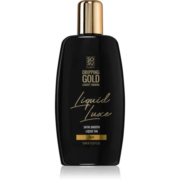 Dripping Gold Dripping Gold Luxury Tanning Liquid Luxe samoporjavitvena voda za telo Dark 150 ml