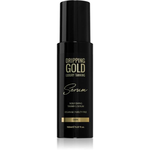 Dripping Gold Dripping Gold Luxury Tanning Serum samoporjavitveni pripravek za telo in obraz odtenek Dark 150 ml