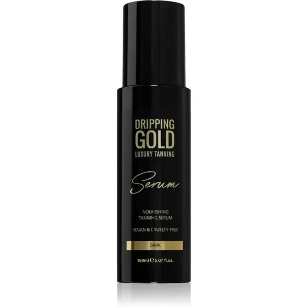 Dripping Gold Dripping Gold Luxury Tanning Serum samoporjavitveni pripravek za telo in obraz odtenek Dark 150 ml