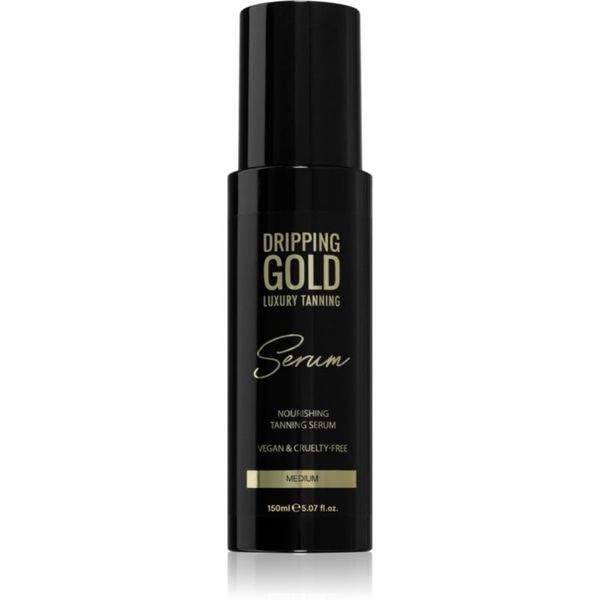 Dripping Gold Dripping Gold Luxury Tanning Serum samoporjavitveni pripravek za telo in obraz odtenek Medium 150 ml