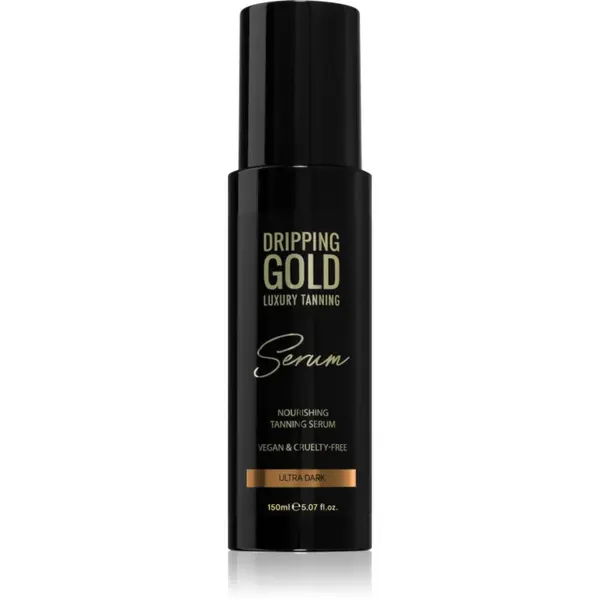 Dripping Gold Dripping Gold Luxury Tanning Serum samoporjavitveni pripravek za telo in obraz odtenek Ultra Dark 150 ml