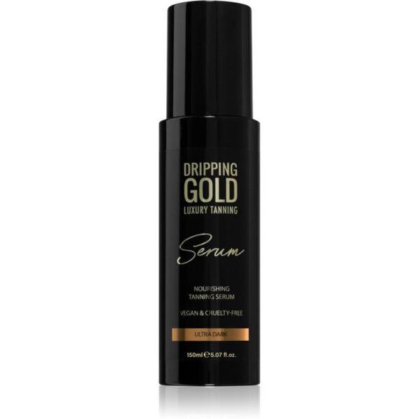 Dripping Gold Dripping Gold Luxury Tanning Serum samoporjavitveni pripravek za telo in obraz odtenek Ultra Dark 150 ml