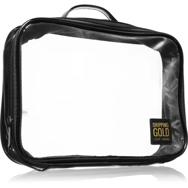 Dripping Gold Dripping Gold Luxury Tanning Travel Bag prozorna kozmetična torbica 1 kos