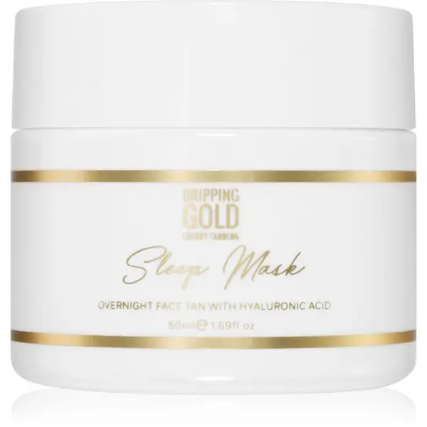 Dripping Gold Dripping Gold Sleep Mask samoporjavitvena nočna maska za obraz odtenek Medium/Dark 50 ml