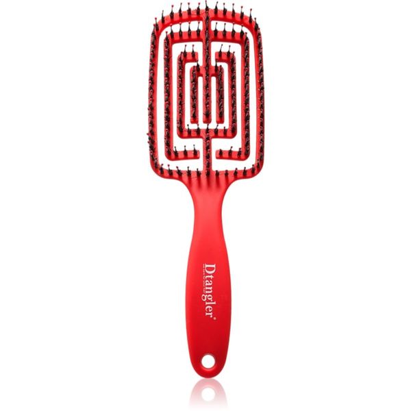 Dtangler Dtangler Dry Blow, Glow And Go oglata krtača za sušenje las barva Red Scarlett 1 kos